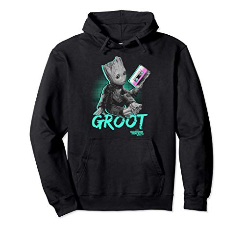 Marvel Guardians Vol. 2 Baby Groot Neon Tape Sudadera con Capucha