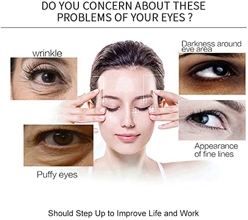 Mascara Para Los Ojos, Eye Mask, Ojos Parches,Contorno de Ojos Antiarrugas, Reduce las bolsas bajo los ojo, ojeras, patas de gallo e hinchazón- 60 Piezas