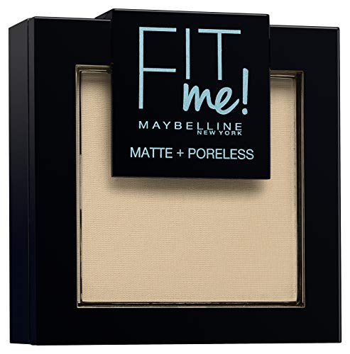 Maybelline New-York - Poudre Compacte Fit Me Matte & Poreless - Peaux normales à grasses - 105 Ivoire Naturel - 9 g
