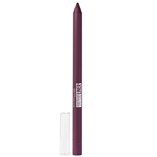 Maybelline New York, Tattoo Liner, Lápiz de Ojos Semi-permanente, Waterproof, No transferible, Tono: 942 Rich Berry, Granate, 1.3 gr