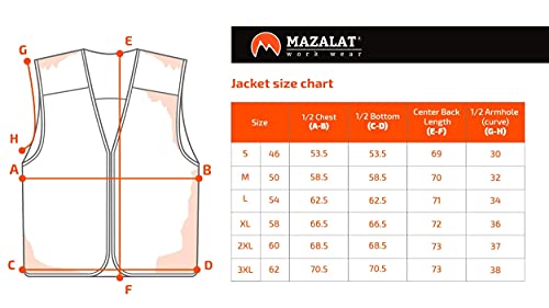 MAZALAT work wear Chaleco Hombre Trabajo, Chalecos para Safari, Caza, Multibolsillos, S - 3XL, Chaleco Hombre para fotografia, Pesca, Ropa de Trabajo Hombre Calidad, S
