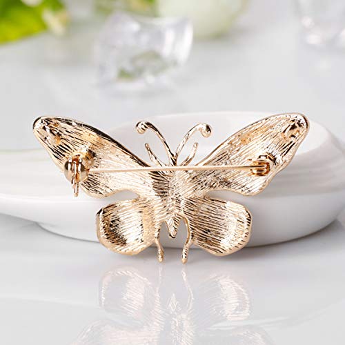 Mecool Butterfly Brooch Palace Pin Retro Ramillete Broche de Mariposa Pin Pin para Mujeres y niñas