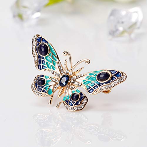 Mecool Butterfly Brooch Palace Pin Retro Ramillete Broche de Mariposa Pin Pin para Mujeres y niñas
