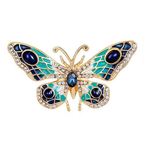 Mecool Butterfly Brooch Palace Pin Retro Ramillete Broche de Mariposa Pin Pin para Mujeres y niñas