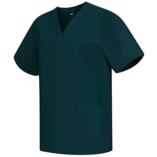 MISEMIYA - Casaca Unisex MÉDICO Enfermera Uniforme Limpieza Laboral ESTÉTICA Dentista Veterinaria Sanitario HOSTELERÍA - Ref.817 - S, Verde 68