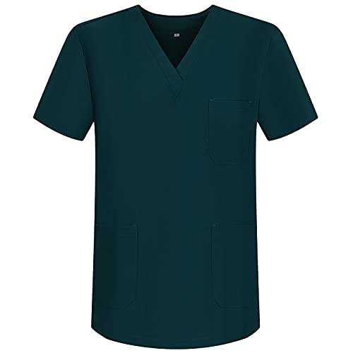 MISEMIYA - Casaca Unisex MÉDICO Enfermera Uniforme Limpieza Laboral ESTÉTICA Dentista Veterinaria Sanitario HOSTELERÍA - Ref.817 - S, Verde 68