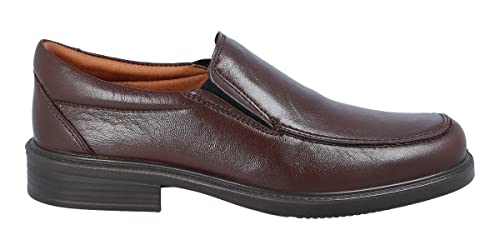 Mocasines de Trabajo para Hombre LUISETTI Zapato Confort Step 0102 Talla 41 Color Marron
