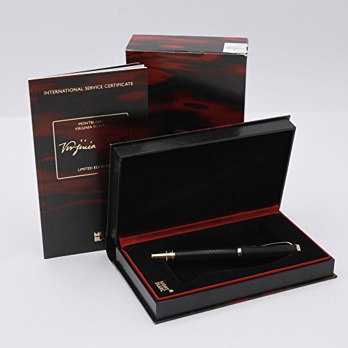 MONTBLANC - Exclusiva pluma estilográfica - Virginia Woolf - Edición limitada 2006, objeto de colección codiciado.