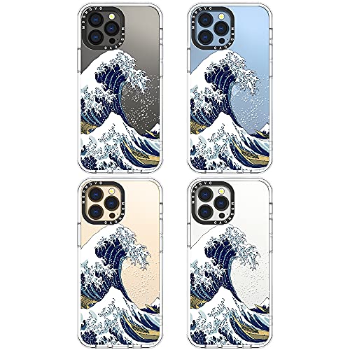 MOSNOVO Compatible con iPhone 13 Pro Max, Tokyo Wave Print para niñas, mujeres y hombres [Buffertech a prueba de choques] Funda transparente para teléfono de TPU para iPhone 13 Pro Max de 6.7 pulgadas