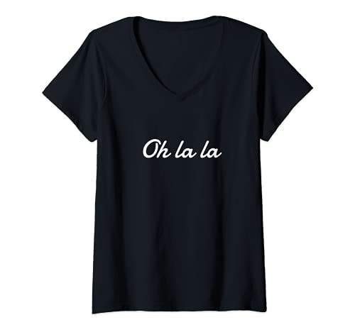 Mujer Ohlala Camisa Mujer Camiseta Cuello V
