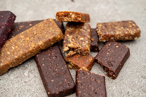 NATRULY Barritas Energéticas BIO 7 Sabores Sin Azúcar Añadido, 100% Natural y Orgánicas, Sin Gluten, Vegana -Pack 14x40g