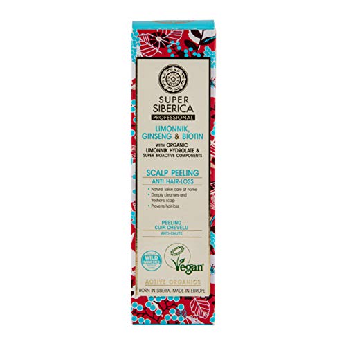 Natura Siberica Super Limonnik, ginseng y biotina. Peeling del cuero cabelludo, 100 ml