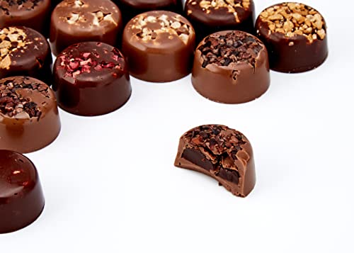 Nestlé Les Recettes de L'Atelier Les Bouchées Estuche de Bombones Surtidos, 186g
