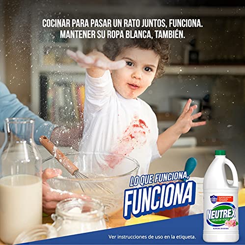 Neutrex Lejía Perfumada Frescor Verde Acción Total para la lavadora - 1.8 L