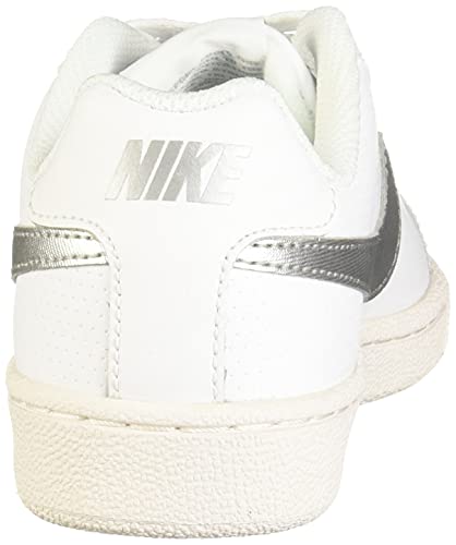 Nike Court Royale, Zapatillas para Mujer, Blanco (White / Metallic Silver), 38 EU