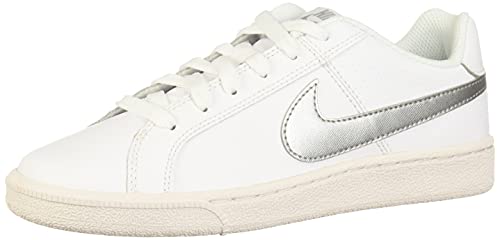 Nike Court Royale, Zapatillas para Mujer, Blanco (White / Metallic Silver), 38 EU
