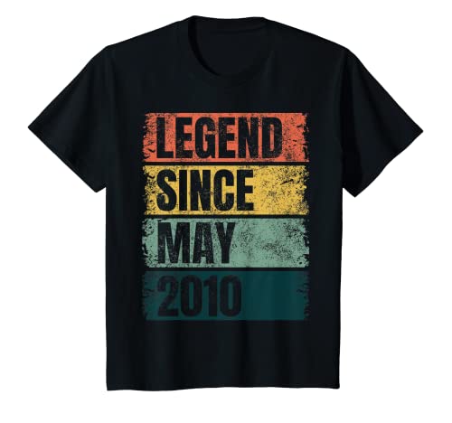 Niños 11 cumpleaños gráfico Edad 11 años Leyenda desde mayo 2010 Camiseta
