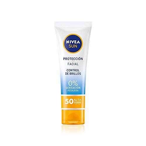 NIVEA SUN crema solar facial FP50 + Protege & Refresca Spray Bruma Solar FP50 + After Sun Loción Hidratante
