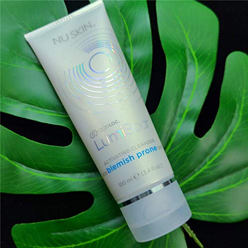 Nu SKIN BLEMISH Limpiador para la piel de la mancha para reducir el acné de la espinilla de la mancha oscura uso anti envejecimiento con el blanco del dispositivo de Lumispa