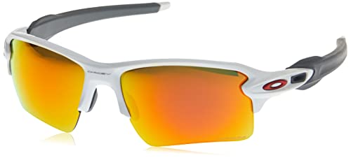 Oakley Flak 2.0 XL 918893 Gafas, POLISHED WHITE/PRIZMRUBY, 59 Hombres