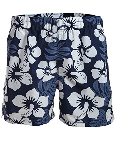 Octopus Bañador para hombre, pack doble (2 unidades) f5630, Hibisco Marino Verde Hibisco, XL