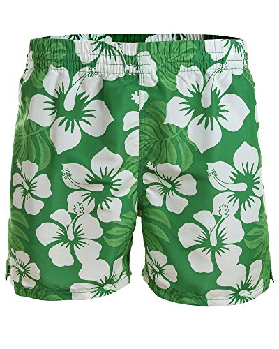Octopus Bañador para hombre, pack doble (2 unidades) f5630, Hibisco Marino Verde Hibisco, XL