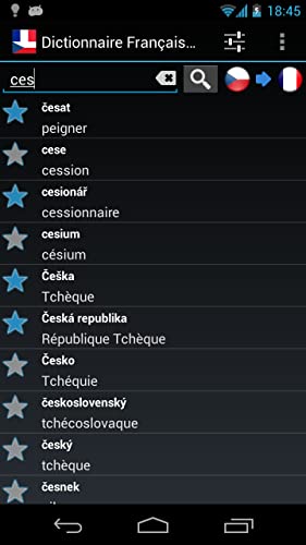 Offline French Czech Dictionary