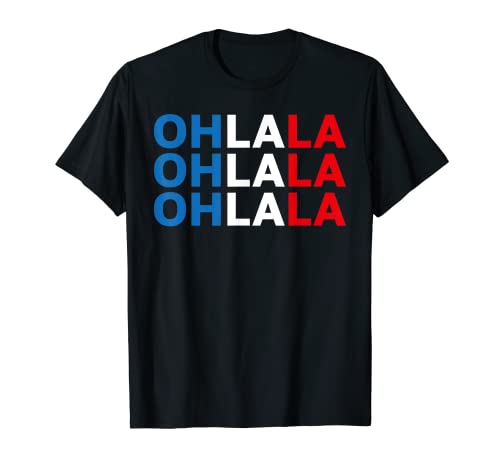 Ohlala France Paris Besos románticos Camiseta