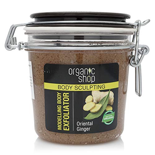 Organic Shop Jengibre Orgánico & Jojoba Exfoliador Corporal Modelador - 350 ml