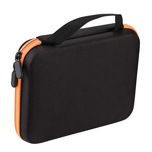 Organizador de aceites esenciales de diseño anti-choque, bolsa de almacenamiento de aceites esenciales, portátil para viajar a casa(Orange)