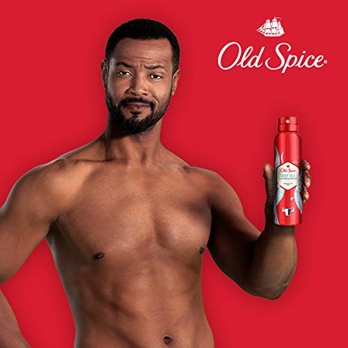PACK X4 Old Spice Deep Sea Spray Corporal Desodorante Para Hombres 150 ml