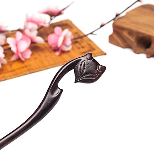 Palillo de pelo de champiñón de madera 3pc Hecho a mano de madera de cabello de madera de la hermosa hermosa hermosa peluquería for mujer, accesorios for mujer for mujer ( Metal color : H020034D )