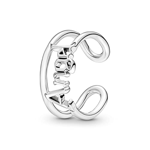 Pandora ME Angel 190105C00-54 - Anillo abierto de plata de ley, talla 54