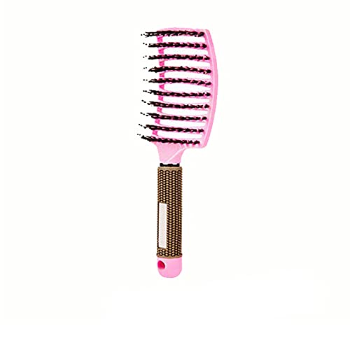 Peine para el cabello Peine para masaje del cuero cabelludo Salón de peluquería Herramientas de peinado Cepillo para el cabello Cepillo para desenredar el cabello Dropshipping Nicho Product-Pink