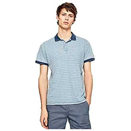 Pepe Jeans Lauren Polo, Azul (Indigo 561), Medium para Hombre