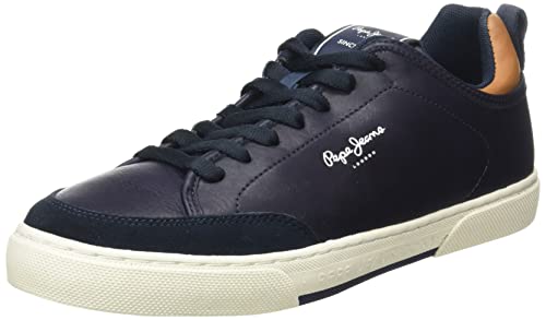Pepe Jeans Rodney Basic 21, Zapatillas Hombre, Azul Marino, 43 EU