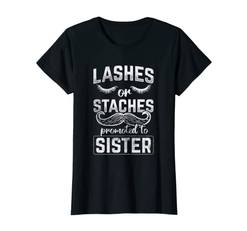 Pestañas o Staches promocionaron la hermana pestañas Camiseta