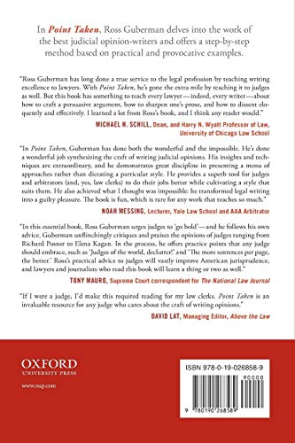 Point Taken: How To Write Like the World's Best Judges