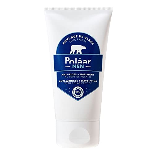 Polåar Men - Anti-edad De Hielo, Cuidado Facial Antiarrugas Y Matificante Con Péptido Polar - 50 Ml - Diaro - Antienvejecimiento - Hombre - Después Del Afeitado - 98% Natural, Vegano - After Shave