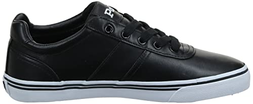 Polo Ralph Lauren, Hanford Leather Black, Zapatillas para Hombre, 43