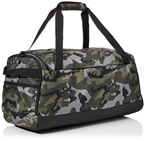 PUMA Challenger Duffel Bag M Bolsa Deporte, Unisex Adulto, Forest Night/Camo AOP, OSFA
