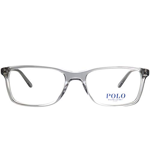 Ralph Lauren POLO 0PH2155 Monturas de Gafas, Shiny Semi Transparent Grey, 54 para Hombre