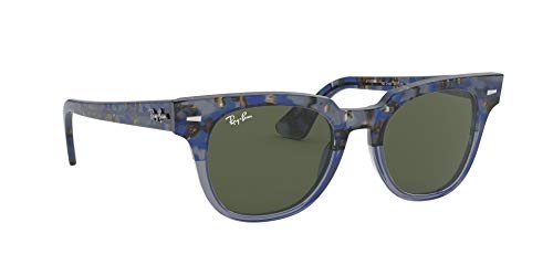 Ray-Ban Meteor Gafas, Gradiant Havana Blue (128831), 50 mm Unisex Adulto