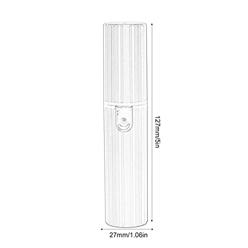 Recortador de Cejas eléctrico 2 en 1, depiladora de Cuerpo Femenino, Mini afeitadora indolora, Tipo de Carga USB Blanco 127 * 27 * 27 mm