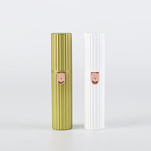 Recortador de Cejas eléctrico 2 en 1, depiladora de Cuerpo Femenino, Mini afeitadora indolora, Tipo de Carga USB Blanco 127 * 27 * 27 mm