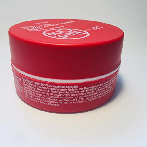 Red One Aqua Hair Wax, Gel de cera para el cabello, color rojo, 150 ml