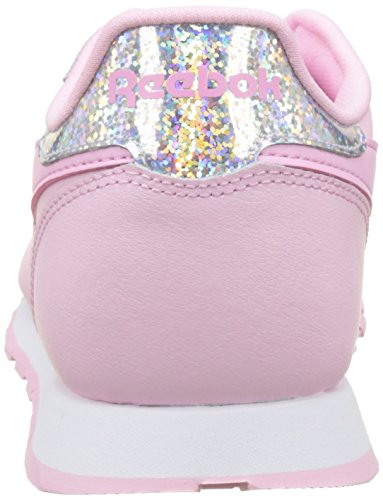 Reebok Classic Leather Pastel, Zapatillas de Running Mujer, Rosa Charming Pink White, 38 EU