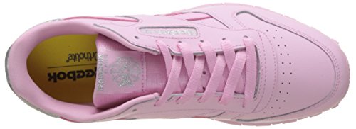 Reebok Classic Leather Pastel, Zapatillas de Running Mujer, Rosa Charming Pink White, 38 EU