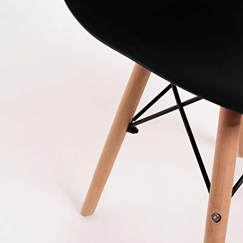 Regalos Miguel - Packs Sillas Comedor - Pack 2 Sillas Tower Basic - Negro - Envío Desde España