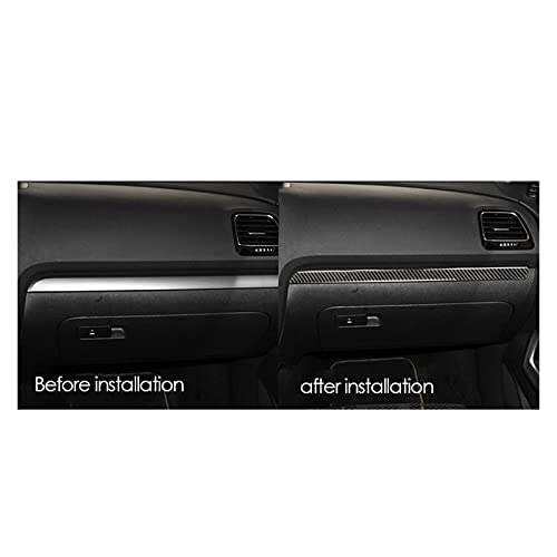 Reunion FIT FOR-Scirocco R Accesorios 2009-2016 Interior de Fibra de Carbono Tablero de decoración del Tablero de Instrumentos (Color Name : Left)